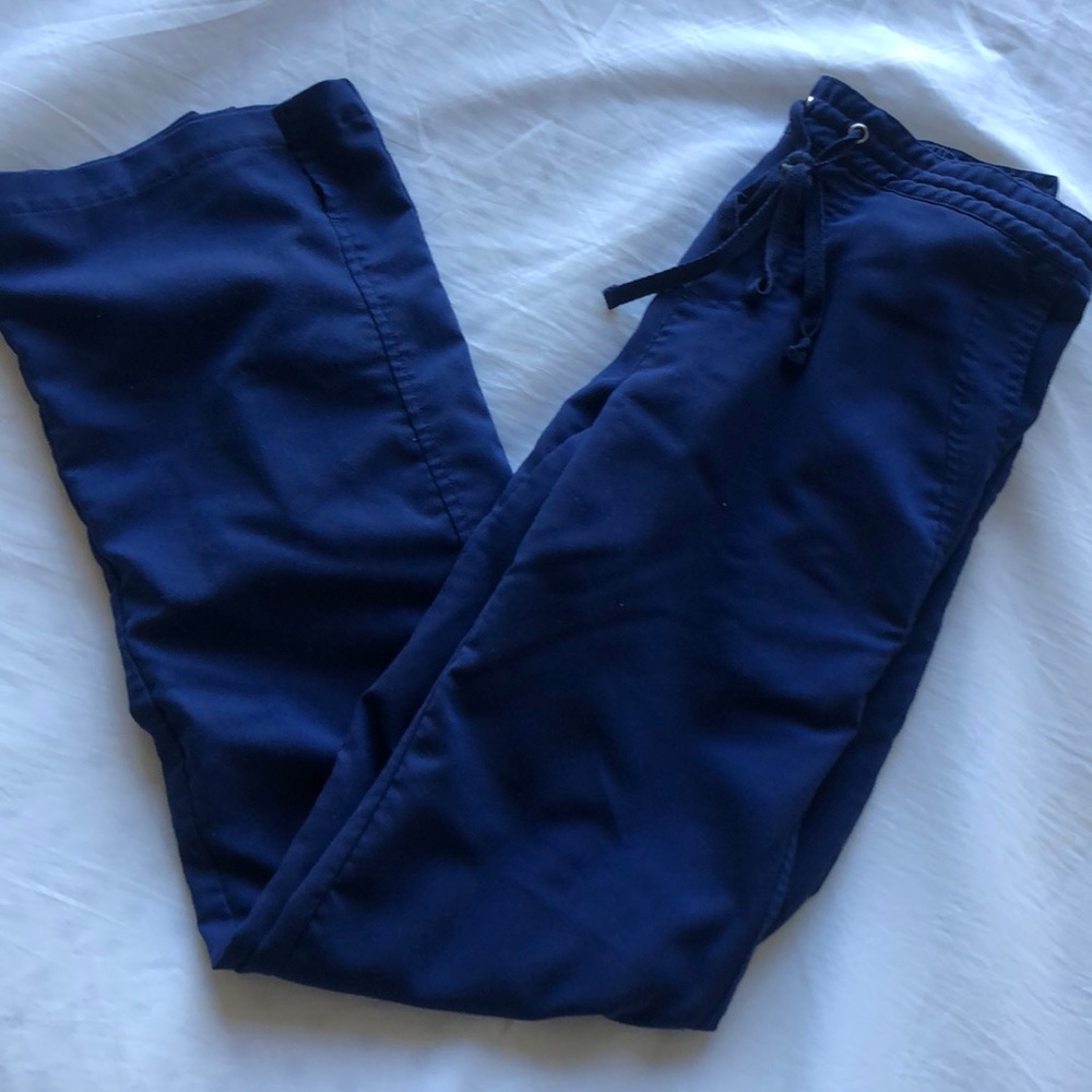 Healing hands scrub pant XS navy